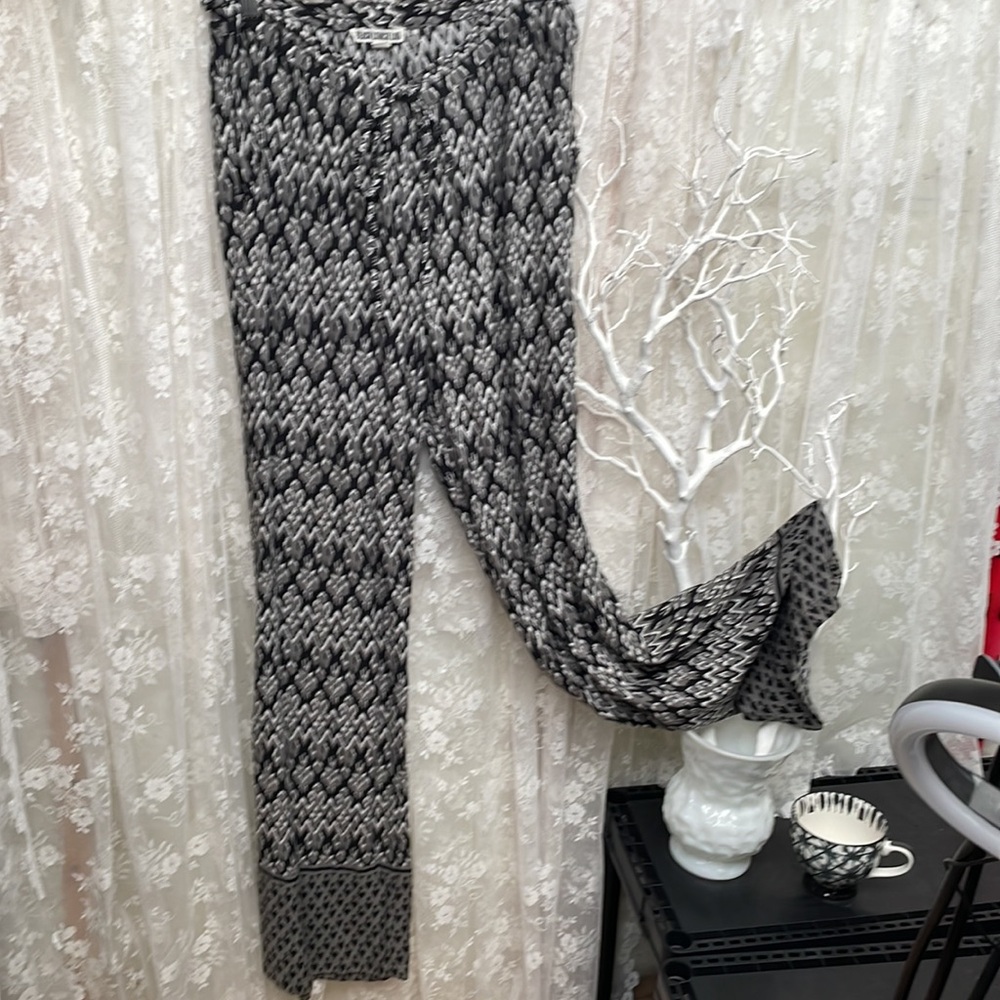 Black, White & Grey Palazzo Pants. Tribal, Ethic & Soft 💕